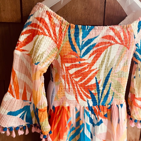 GUESS Multi Cotton Blend Printed A-Line Dress Size M - Picture 17 of 17